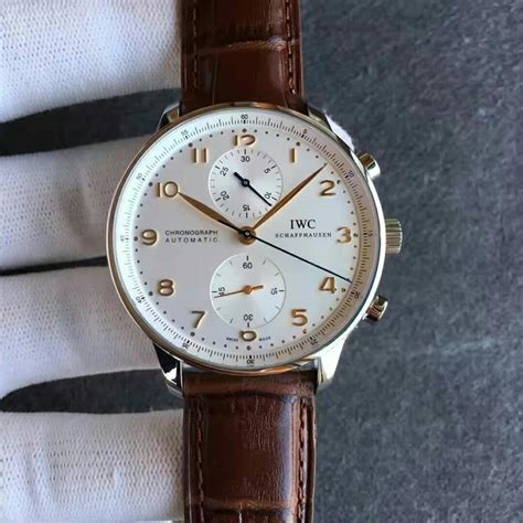 fake iwc portuguese chronograph|iwc portugieser chronograph for sale.